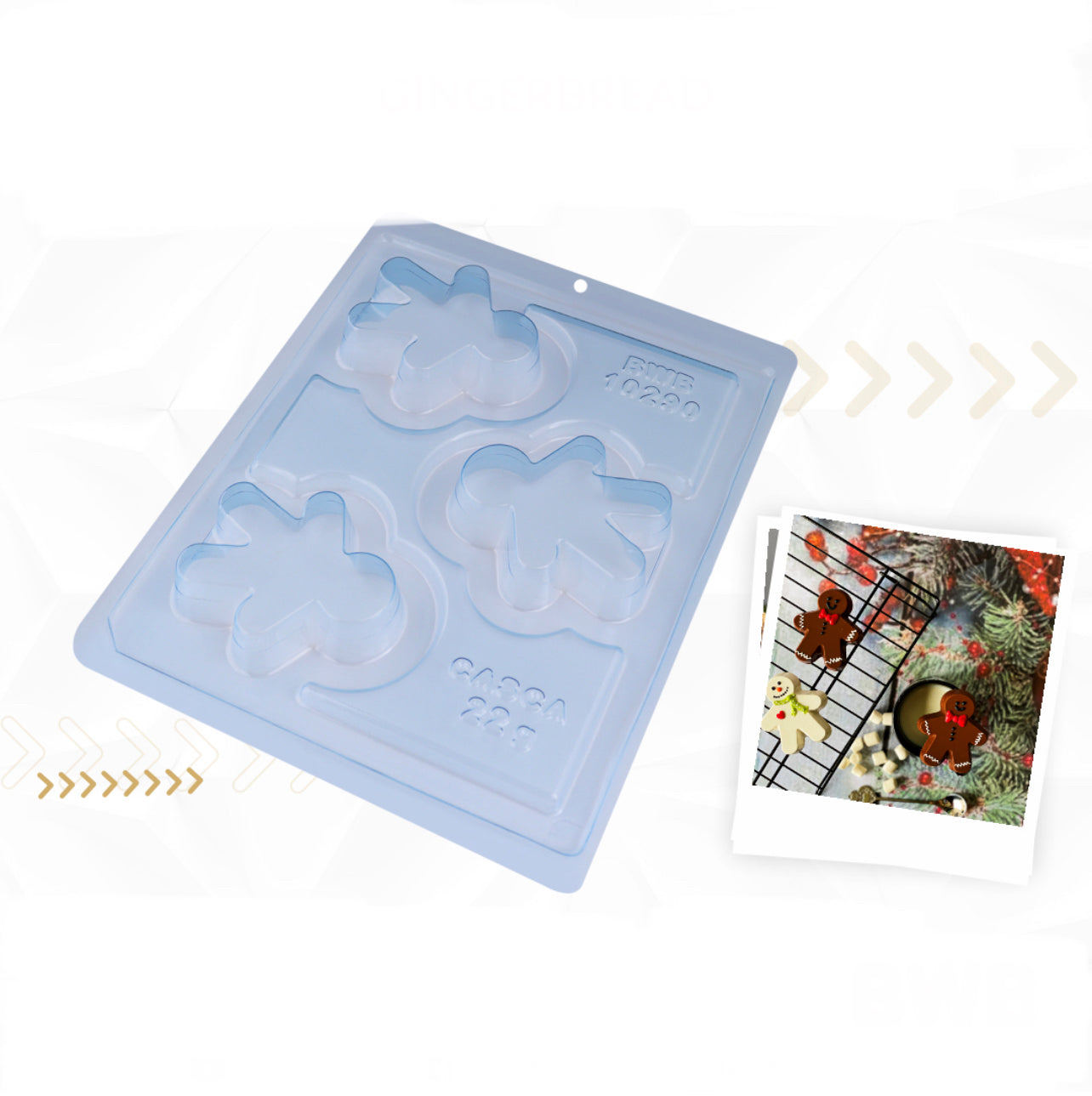 CHRISTMAS CHOCOLATE MOLDS