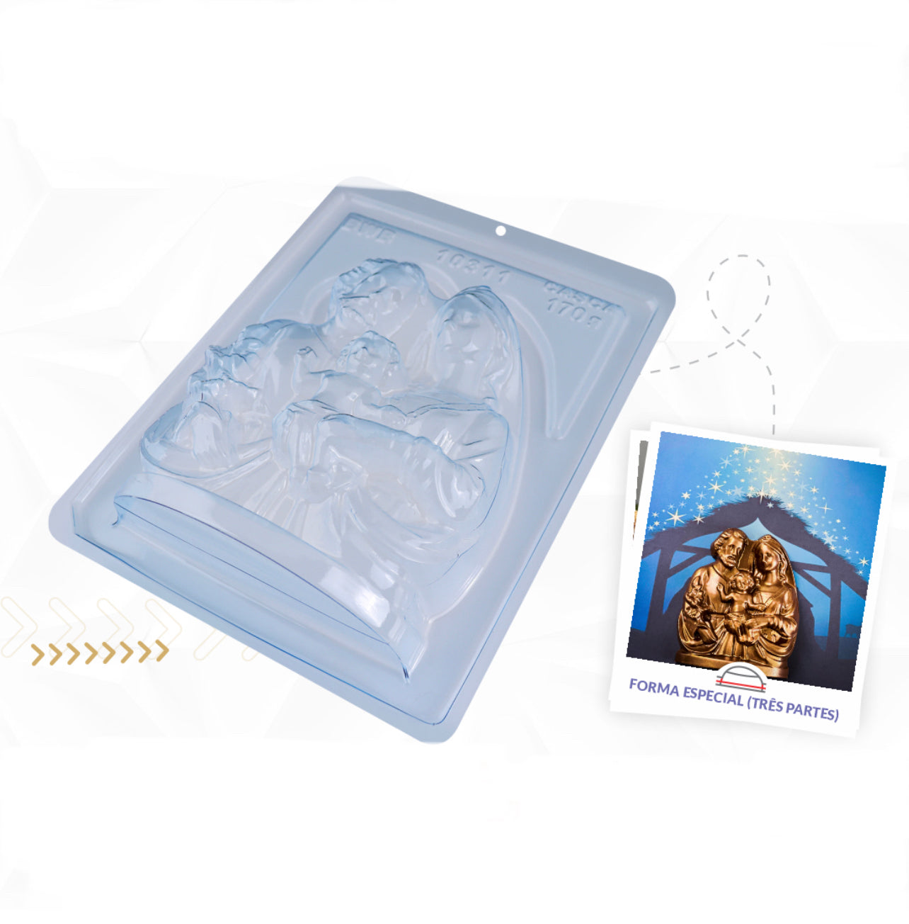 CHRISTMAS CHOCOLATE MOLDS