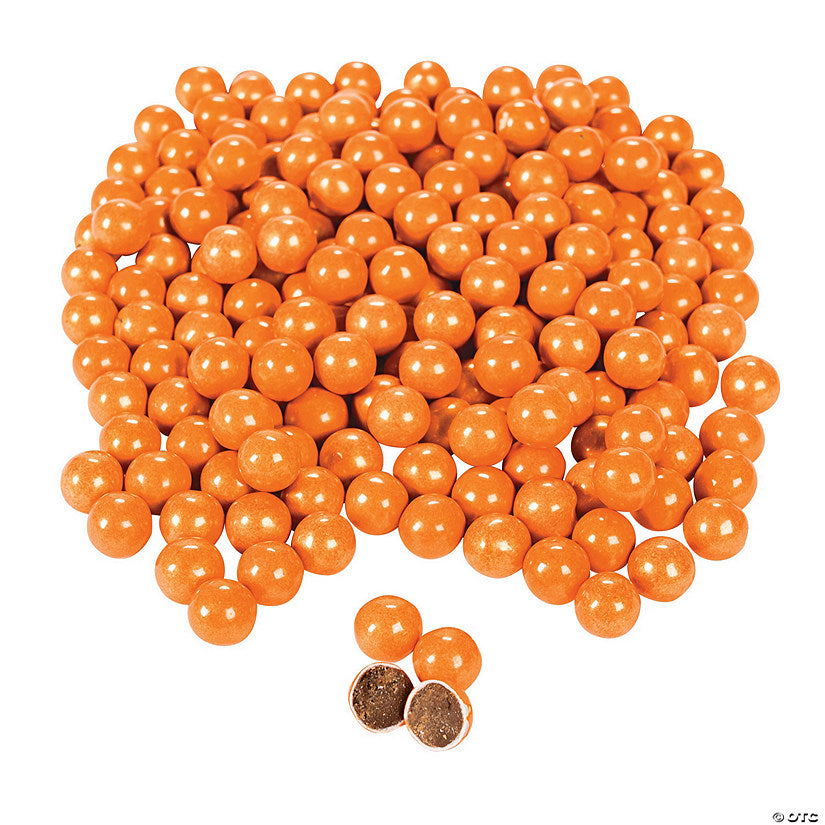 Orange chocolate pearls