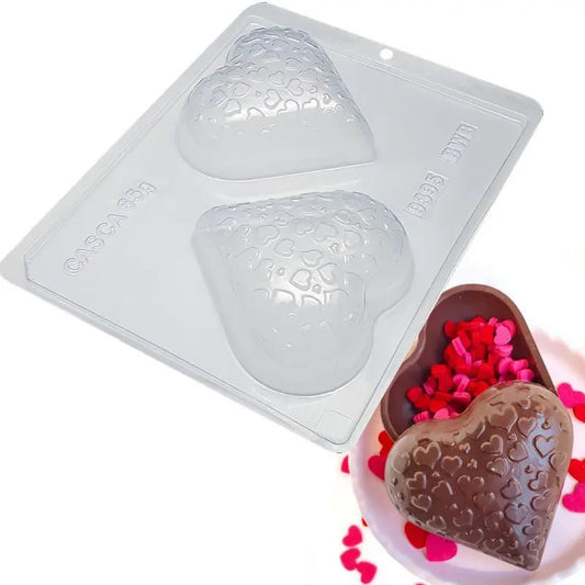 Chocolate Textured heart 200grams