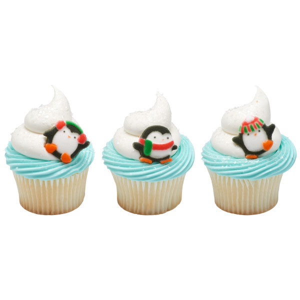 Playful Penguin Sugar Decor