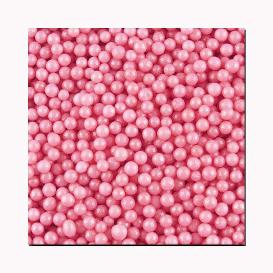 Sugar pearl beads pink