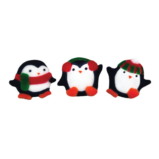 Playful Penguin Sugar Decor